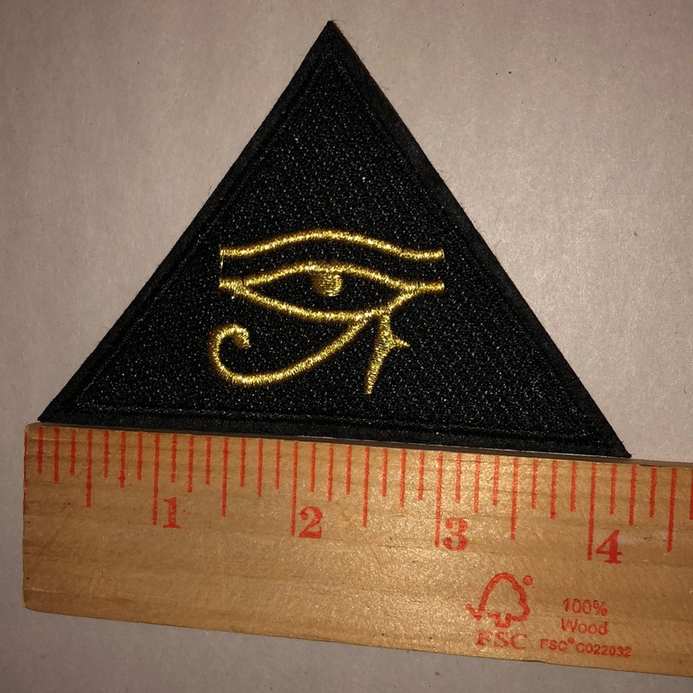 4” Eye of Horus iron on patch - Picture 2 of 2
